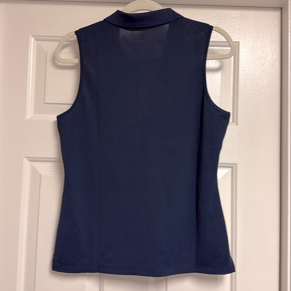 NWT Women’s GFORE Sleeveless Golf Polo, Size M, Twilight - Picture 3 of 3